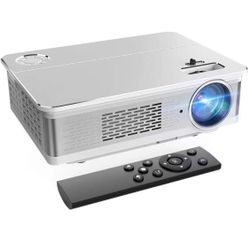 Native 1080P Outdoor Movie Projector 6800 Lumens Home Theatre Projector Support 300inch Screen with Hi-Fi Speakers