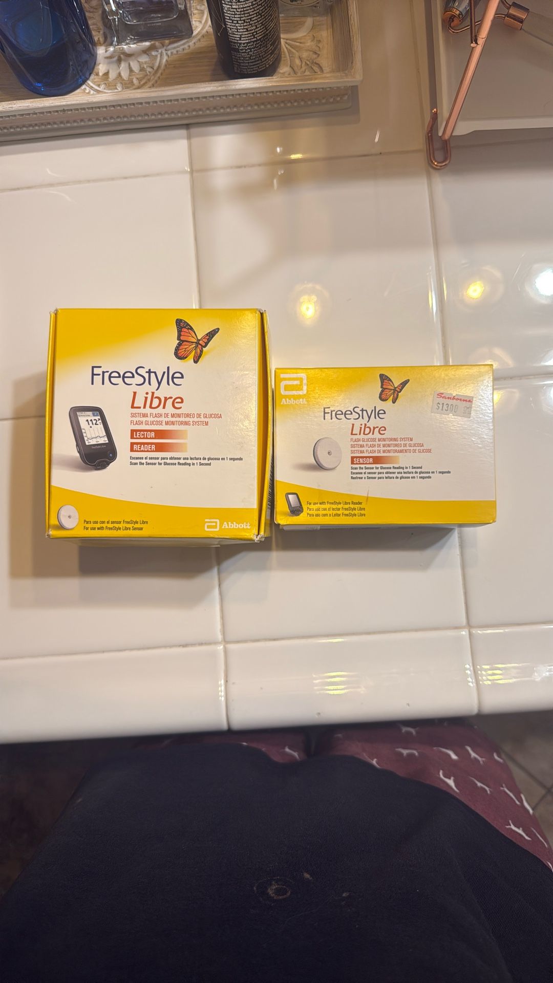 FREESTYLE LIBRE READER AND SENSOR