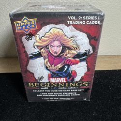 MARVEL BEGINNINGS Volume 2 Upper Deck Series 1 Blaster Box NEW Factory Sealed