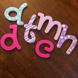 EUC Kid Kraft Wooden letters