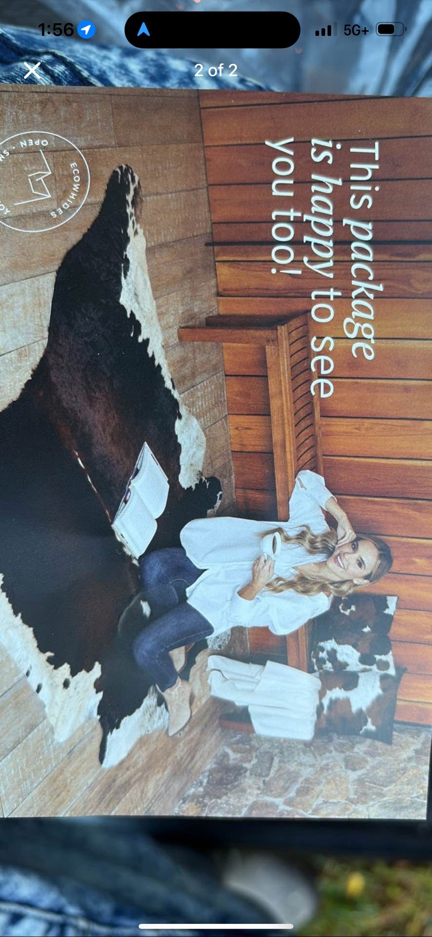 Brindle Cow Hide Rug