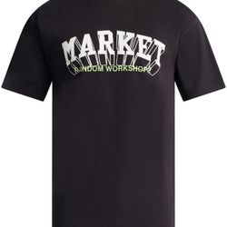 Size XXL MARKET Men T-Shirt Random Workshop New with Tag Black 