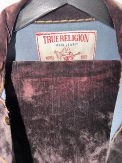 True Religion Brand Jeans Velvet Jacket and jeans set
