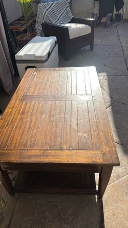 coffee table with storage underneath