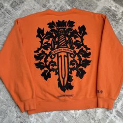 Chrome Heart Dagger Orange Sweater