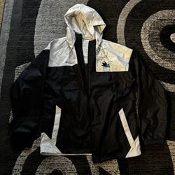 Columbia San Jose Sharks NHL Hooded Jacket Black Gray Size L