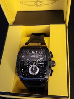 New Invicta Racing Black 43mm Men's Watch