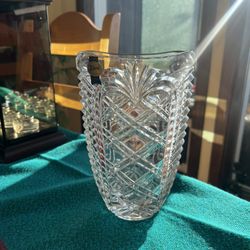 FOSTORIA CUT GLASS FLOWER  VASE 