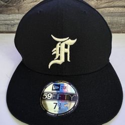 Fear Of God Fitted Black Sz  7  3/8