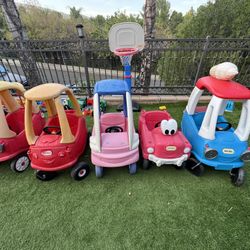 Little Tikes Kids Toys – Cars, Basketball Hoop – $10 Each