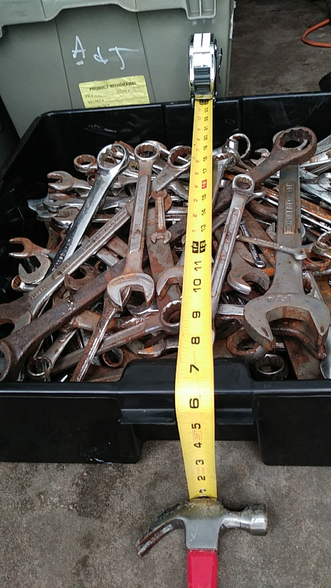 200+ Wrenches, Craftsman, Napa, Pittsburgh, Great Neck, SK Tools