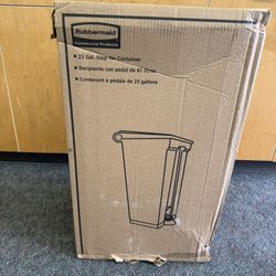 $80 NEW! (Still In Box) Fire-Safe Step-On Receptacle Can 