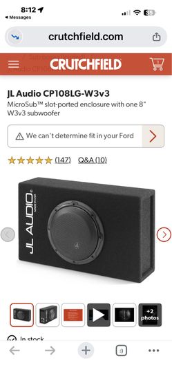 8” JL audio
