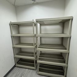 Plastic Storage Shelves 