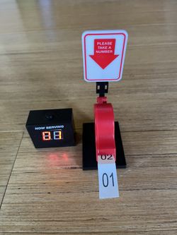 Take a Number! Tiny Ticket Dispenser