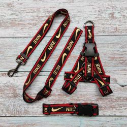 Dog Harness Collar Leash Set Nike