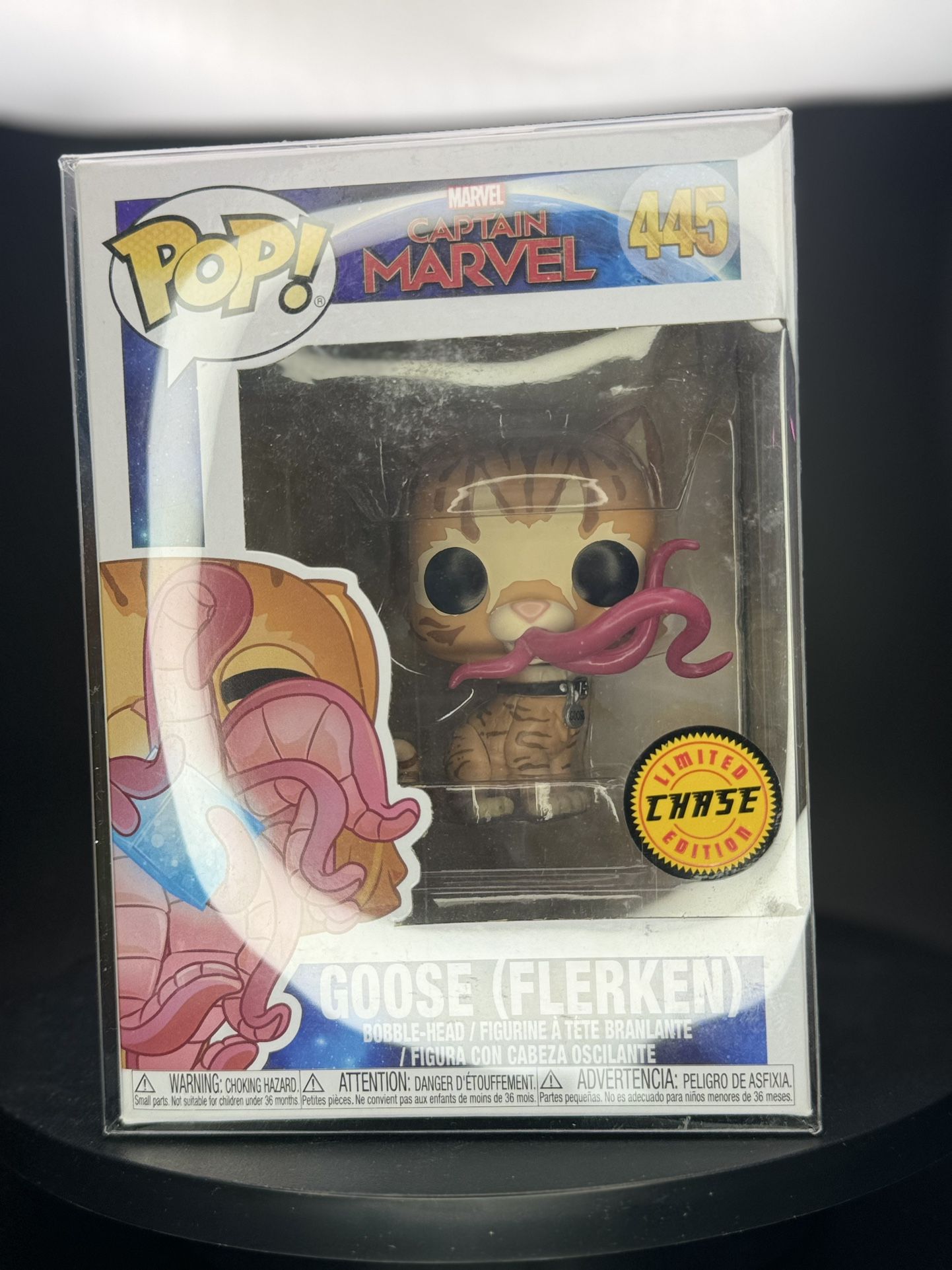Funko Pop! #445 Captain Marvel: Goose (Flerken) Chase Cat
