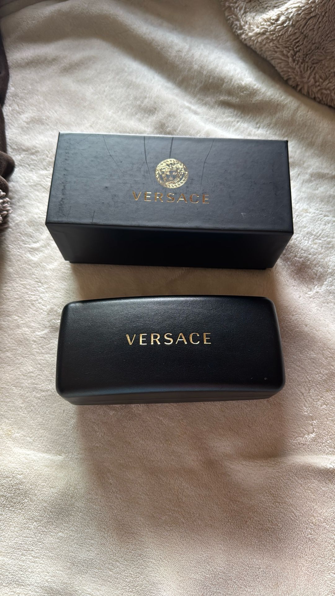 Versace Men Sunglasses Dark Gray Lens