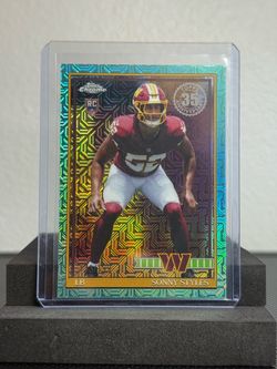 Sonny Styles Topps Chrome RC Mojo Refractor Card