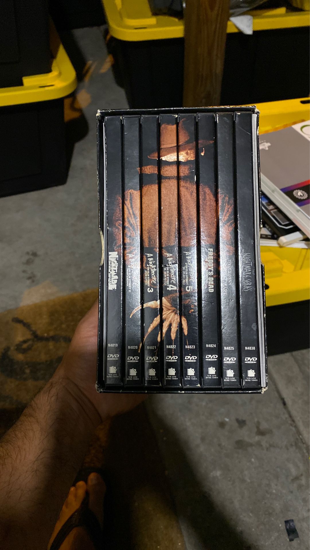 The nightmare on elm street Dvd collection