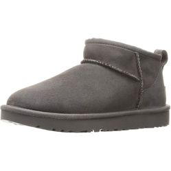 New UGG Women’s Classic Ultra Mini Boot (Gray)