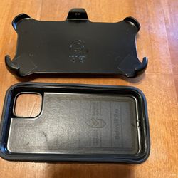 OtterBox iPhone 11 Pro Max Defender Series Case - Black, Rugged & Durable, with Port Protection, Includes Holster Clip Kickstand