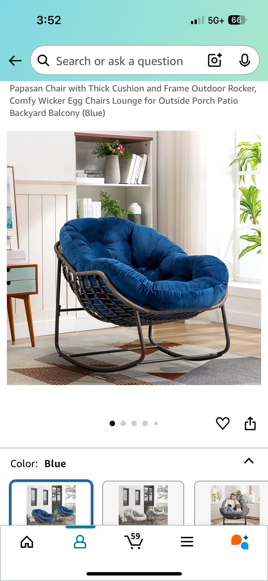 Rattan Oversized Chair