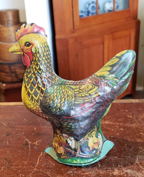 Antique Wind Up Toy Rooster