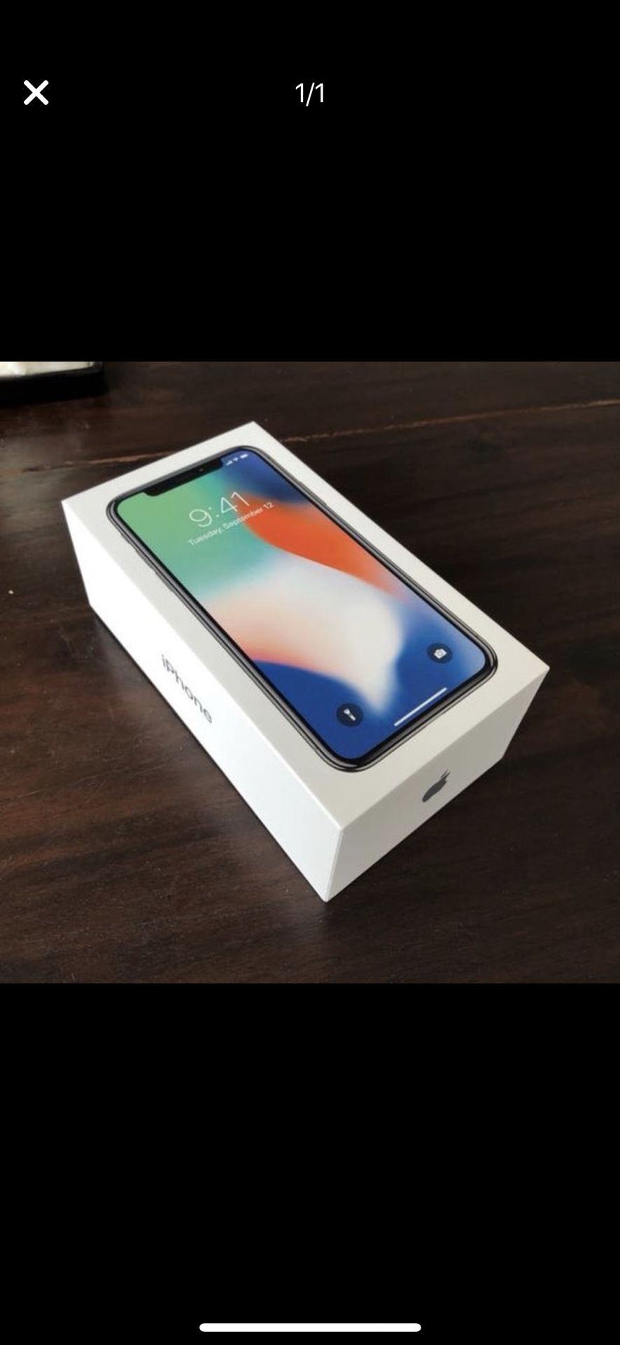 iPhone X 256GB [NEW]