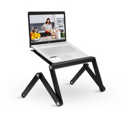 Height Adjustable Laptop Stand | Lightweight Vented Laptop Table
