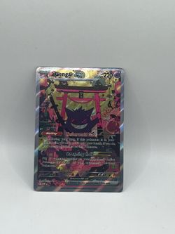Non TCG Pokemon Gengar Ex Fan Art Card