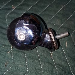 Hooded Chrome Ball Swivel Castor Wheels 