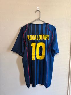 FC Barcelona 2004-05 away Ronaldinho Jersey