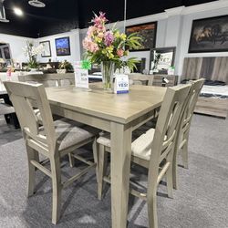 6 Pc Dining Table 