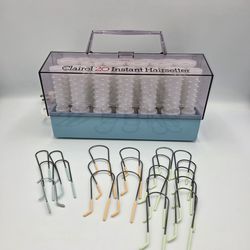 Clairol 20 Instant Hairsetter Style Setter CS20 Hot Rollers With Clips * WORKS