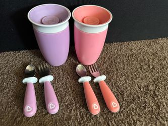 Munchkin Miracle 360 Cup and Utensil Set
