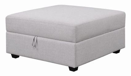 Grey Ottoman with storage