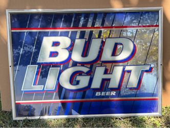 1990s Bud Light Mirror
