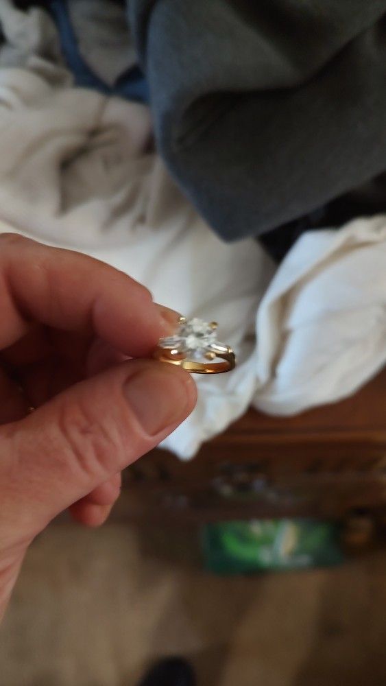 Moisanite Gold Ring