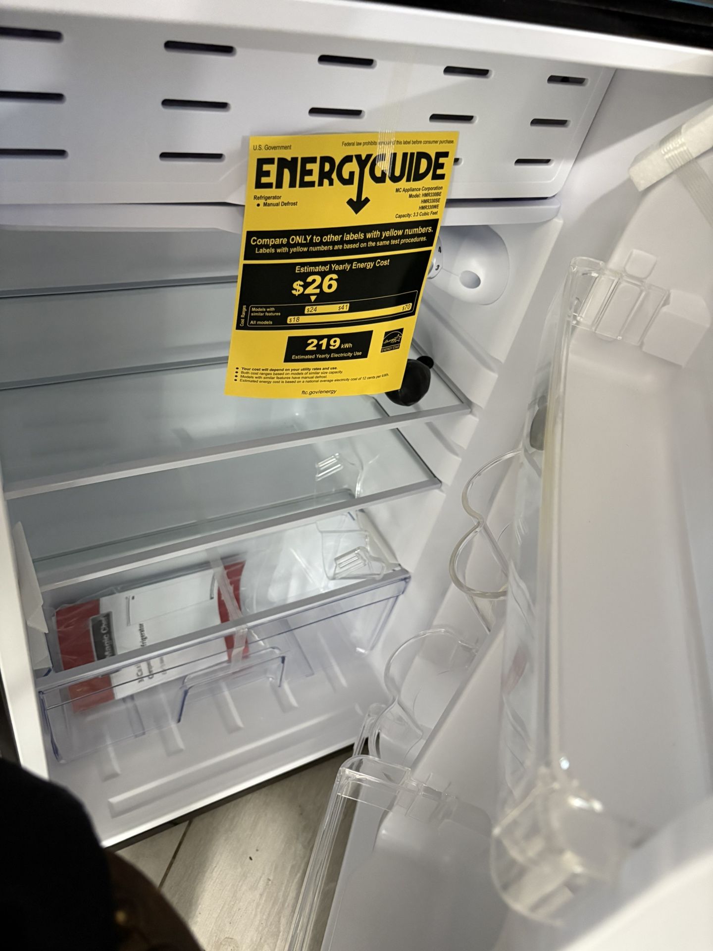 magic chef mini fridge