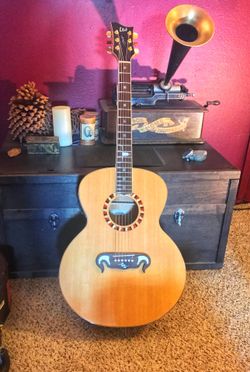 ESP/LTD George Lynch Electric/Acoustic Guitar w/hard case