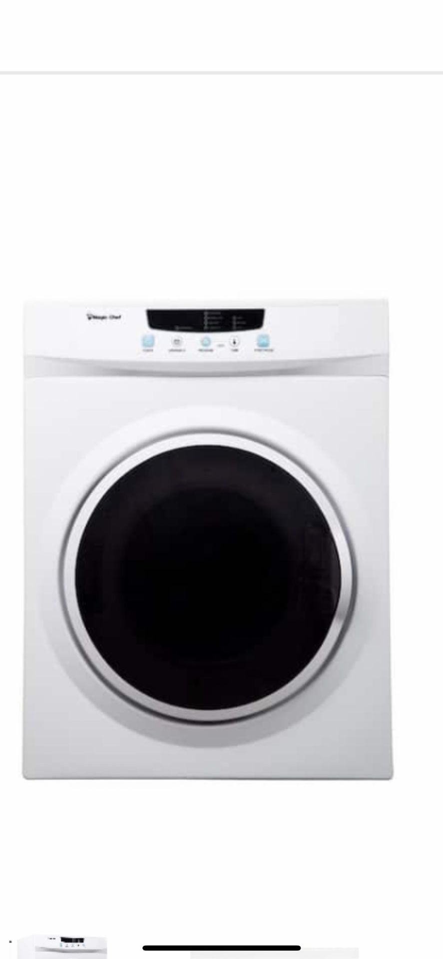 Magic Chef Compact 3.5 cu. ft. Electric Dryer in White