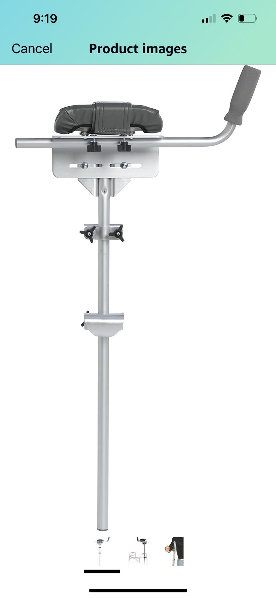 Medical Walker/Crutch Attachment