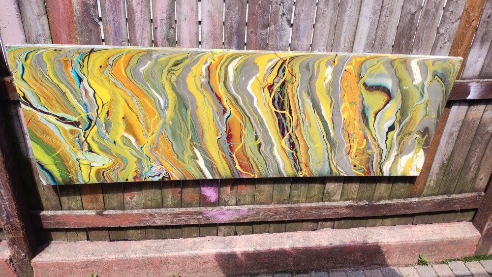 Modern Hed Board Made Of Resin 25" X 6 F