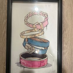 Framed Luxury Brand-Inspired Wall Art