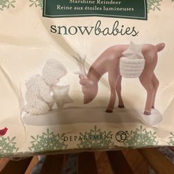 Snow Babies Star Shine Reindeer 