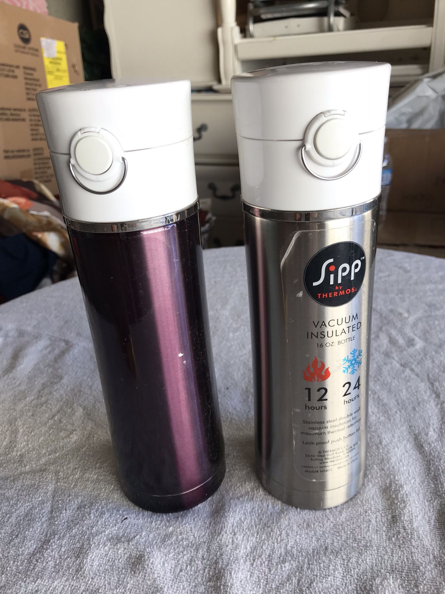 2 Stainless Steel SIPP Thermos for Sale in Downey, CA - OfferUp