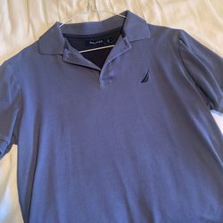 Nautica Blue Polo Shirt for Men - Size Small 