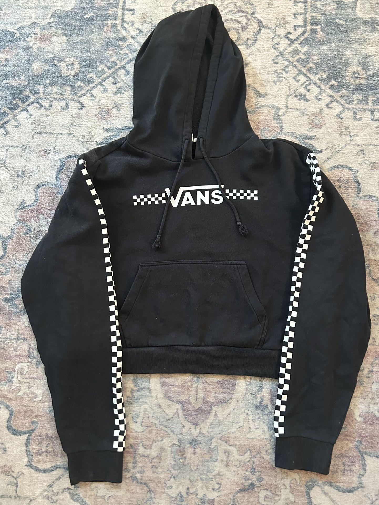 Girls Vans Cropped Hoodie Sweater Size Medium 