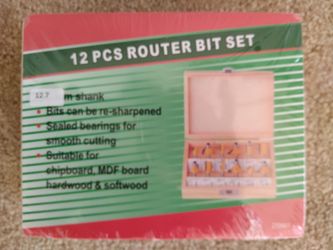 NEW 12 PCs Router Bit Set